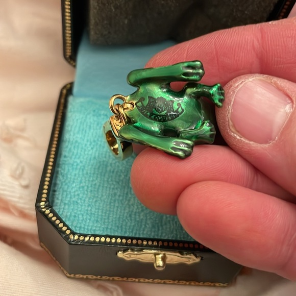Vintage Juicy Couture frog charm retired YJRU0432 tagged box - Picture 5 of 17